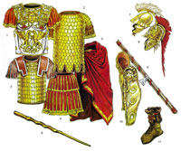 Доспехи и снаряжение римских офицеров и военачальников