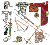 Вооружение и снаряжение римского пехотинца