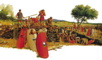 Римская армия строит укрепления