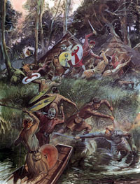 Операция римских вспомогательных войск против алеманнов на островах Рейна, 357 г. н.э.