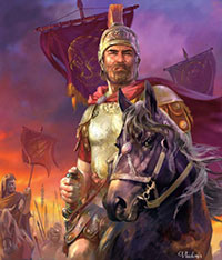 Римский полководец во главе легионов