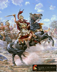 Александр Великий во время битвы при Иссе, 333 г. до н.э.