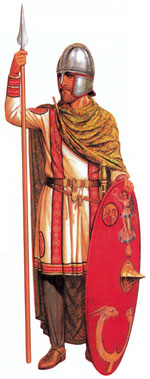 Офицер конницы ок. 400 г. н.э. По диптиху Стилихона