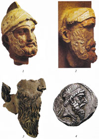 Памятники портретного искусства II в. до н. э. с территории Парфии