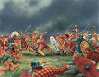 Сражение римлян и кельтов