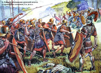 Столкновение римской пехоты с германским племенем