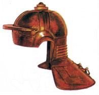 Бронзовый шлем легионера из Нидермермтера