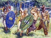 Галльские воины, III-I вв. до н.э.