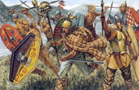 Галльские воины, II-I вв. до н.э.