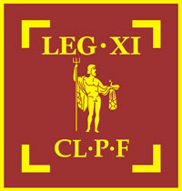 Вексилла Legio XI Claudia Pia Fidelis