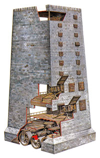 Гелеполис (осадная башня) Деметрия Полиоркета на о. Родос