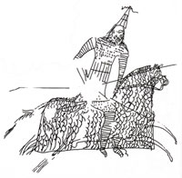 Настенный рисунок из Дура Европос, изображающий клибанария