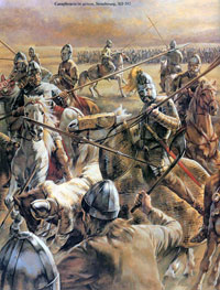 Катафракты в битве при Аргенторате (Страсбурге), 357 г. н.э.