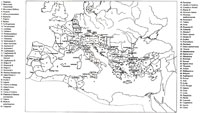 Деление Римской империи на провинции в конце IV в. н.э.