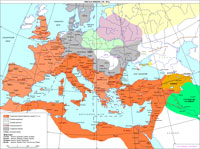 Римская империя в 293-395 гг. н.э.